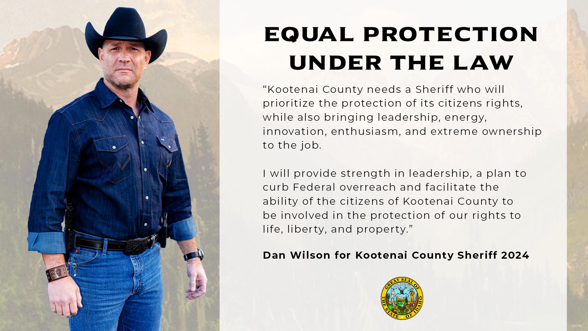 Dan Wilson for Kootenai County Sheriff 2024