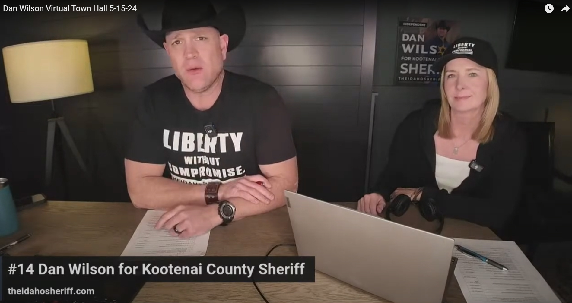 Dan Wilson for Kootenai County Sheriff Livestream